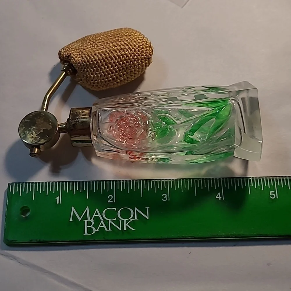 Women's Vintage I. W. Rice Hand Cut Perfume Bottle
